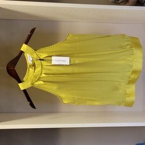 Calvin Klein Citron Halter Top - Never Worn Size Medium